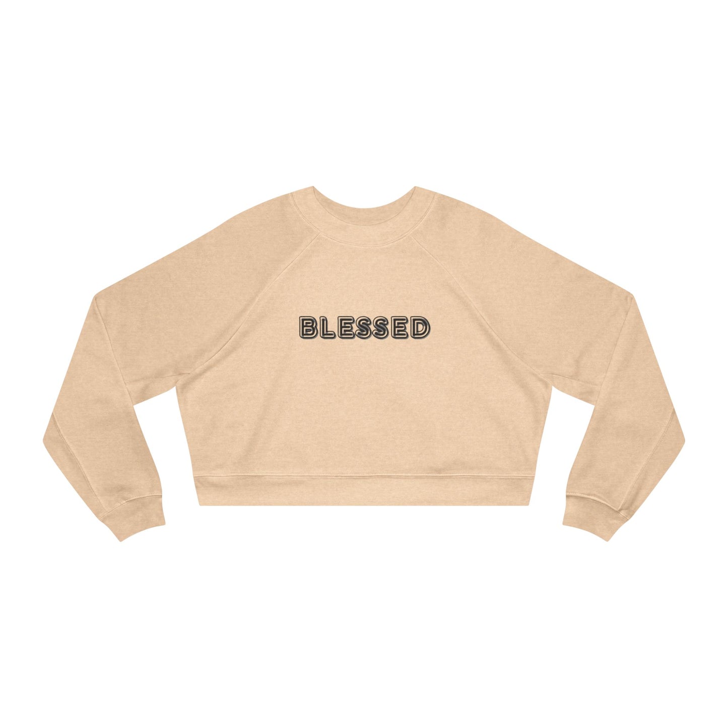 Blessed Cropped Pullover — Women's Cropped Fleece Pullover