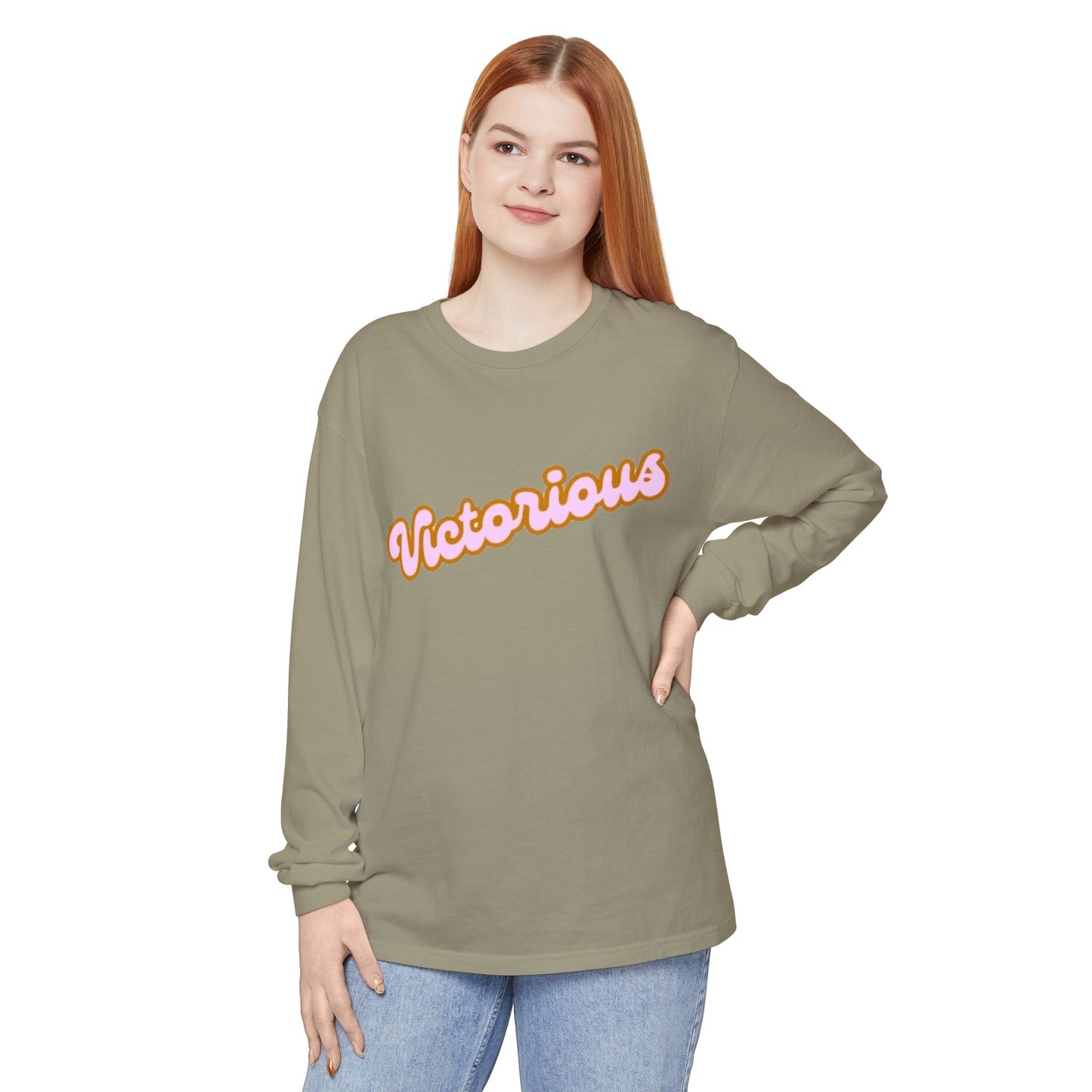 Victorious Long Sleeve Tee — Victory Graphic Long Sleeve Shirt