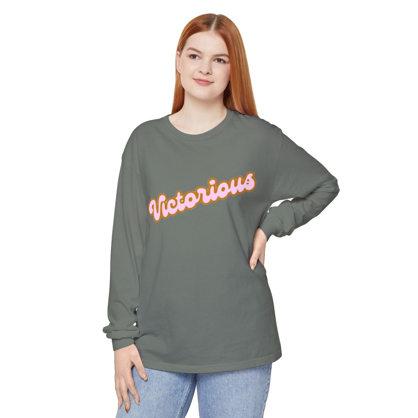 Victorious Long Sleeve Tee — Victory Graphic Long Sleeve Shirt