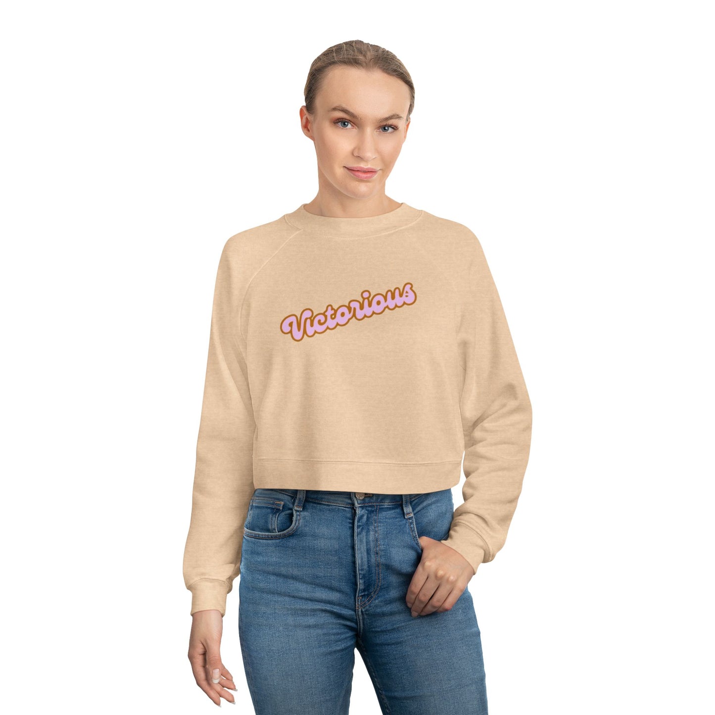 Victorious Cropped Pullover — Women's Cropped Fleece Pullover