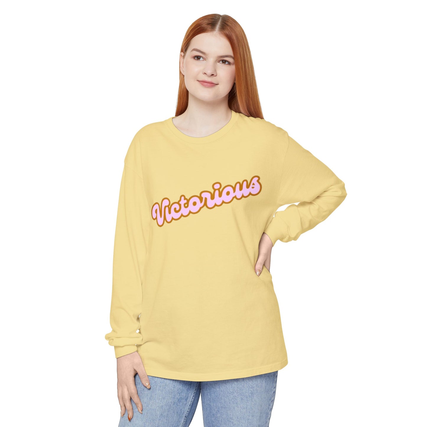 Victorious Long Sleeve Tee — Victory Graphic Long Sleeve Shirt