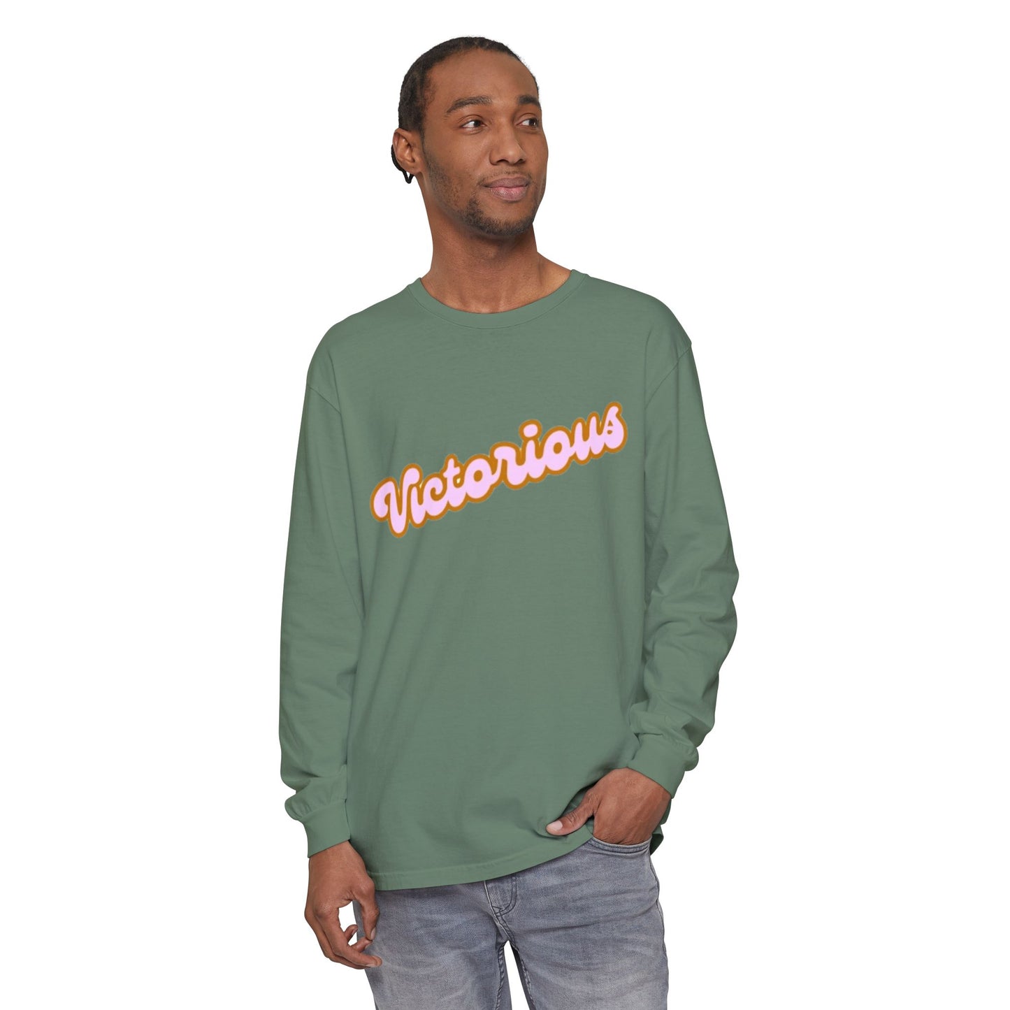 Victorious Long Sleeve Tee — Victory Graphic Long Sleeve Shirt