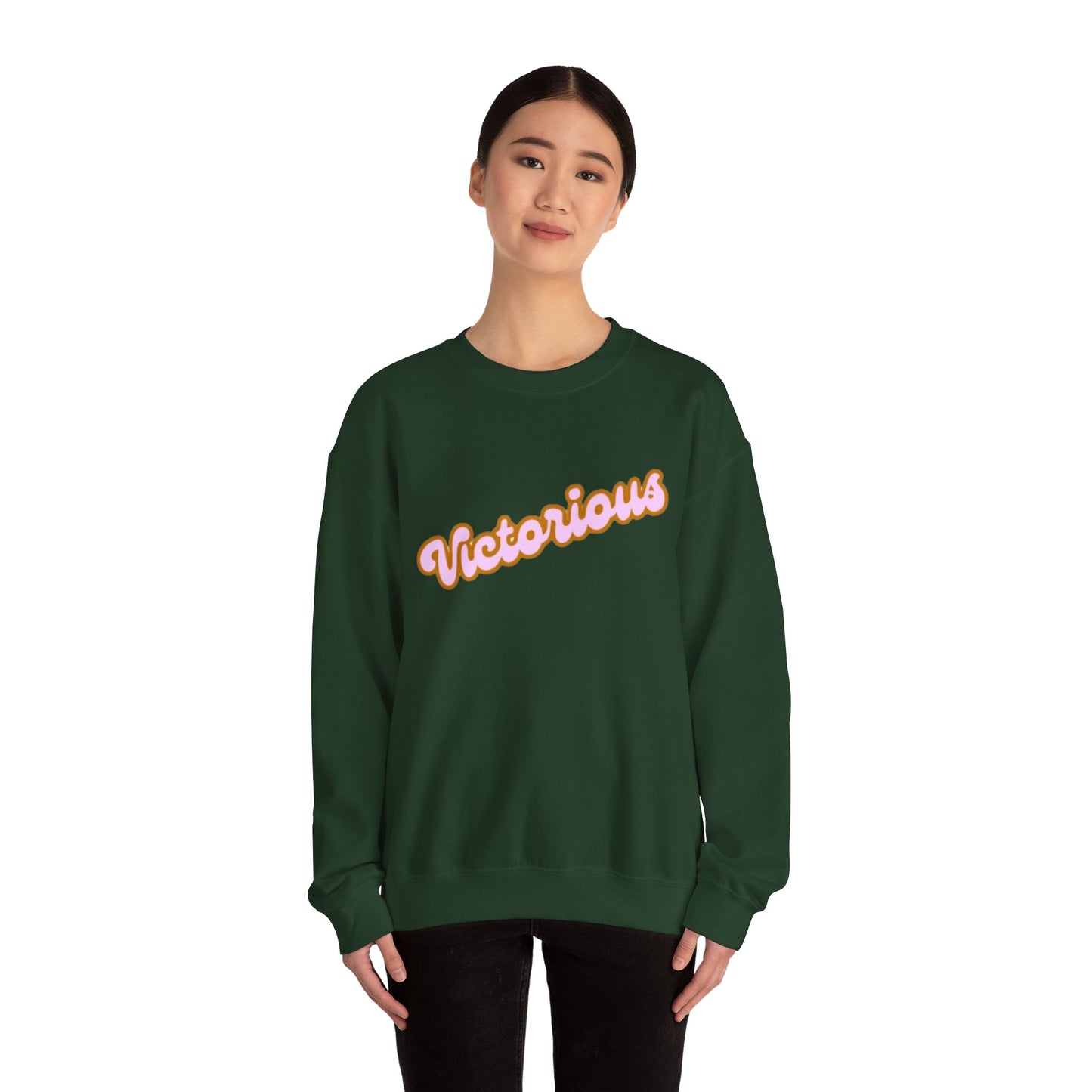Victorious Crewneck Sweatshirt - Retro Script Pullover