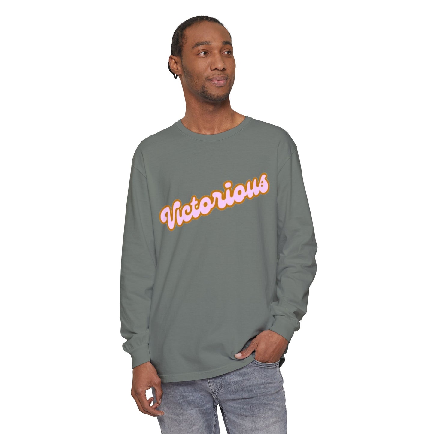 Victorious Long Sleeve Tee — Victory Graphic Long Sleeve Shirt