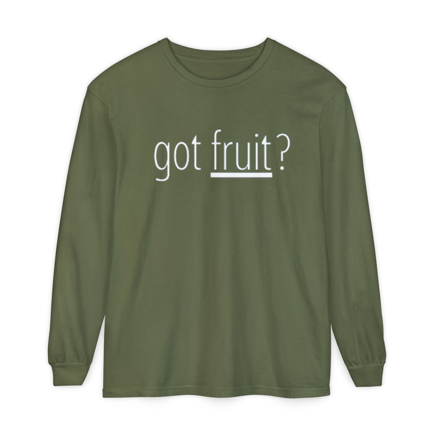 Got Fruit? Long Sleeve Tee — Fruit of the Spirit Christian Shirt