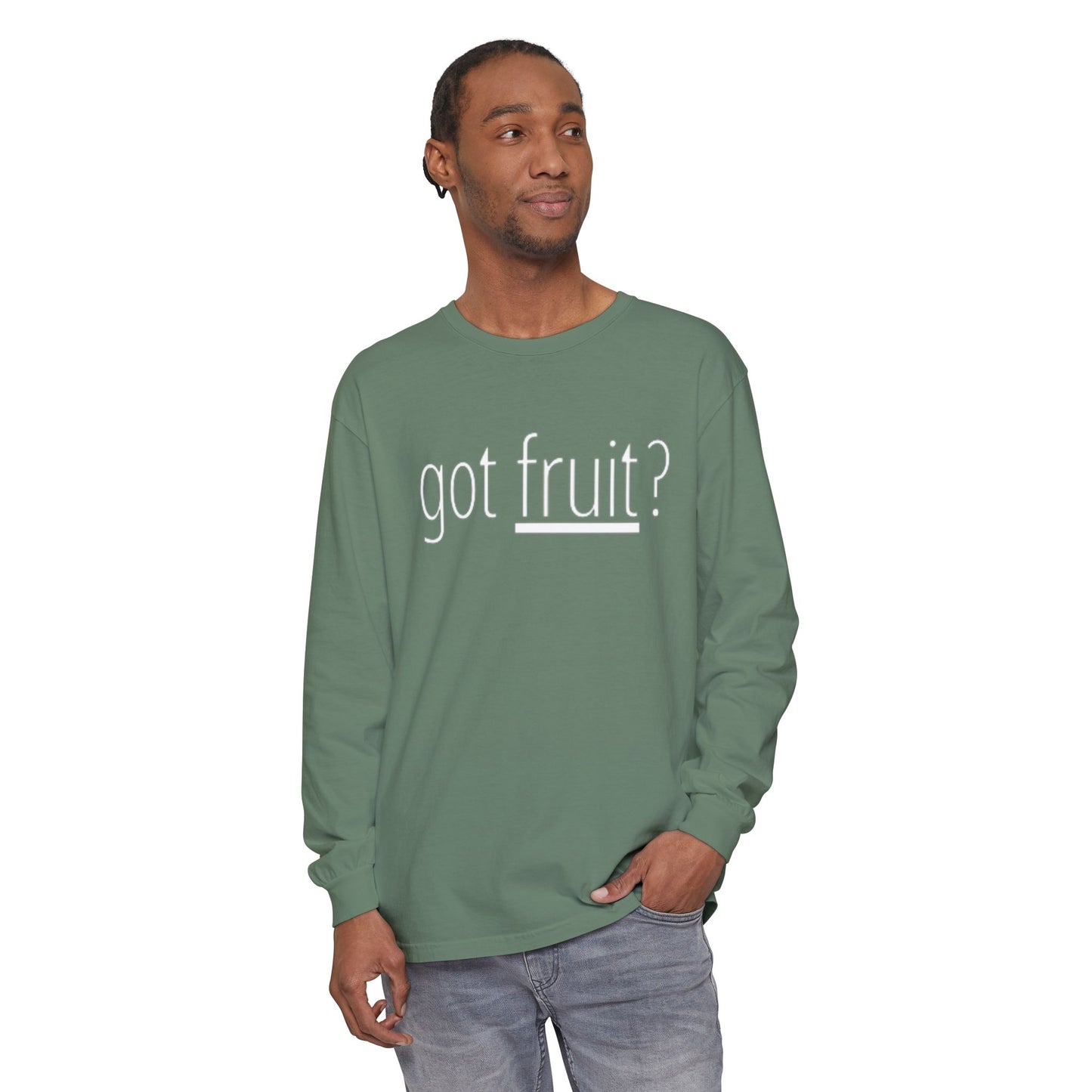 Got Fruit? Long Sleeve Tee — Fruit of the Spirit Christian Shirt