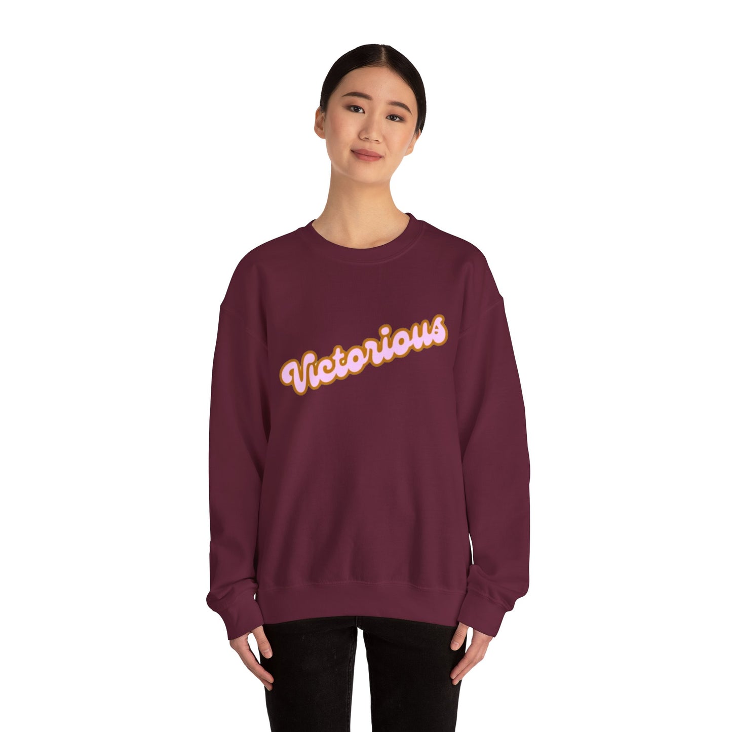 Victorious Crewneck Sweatshirt - Retro Script Pullover