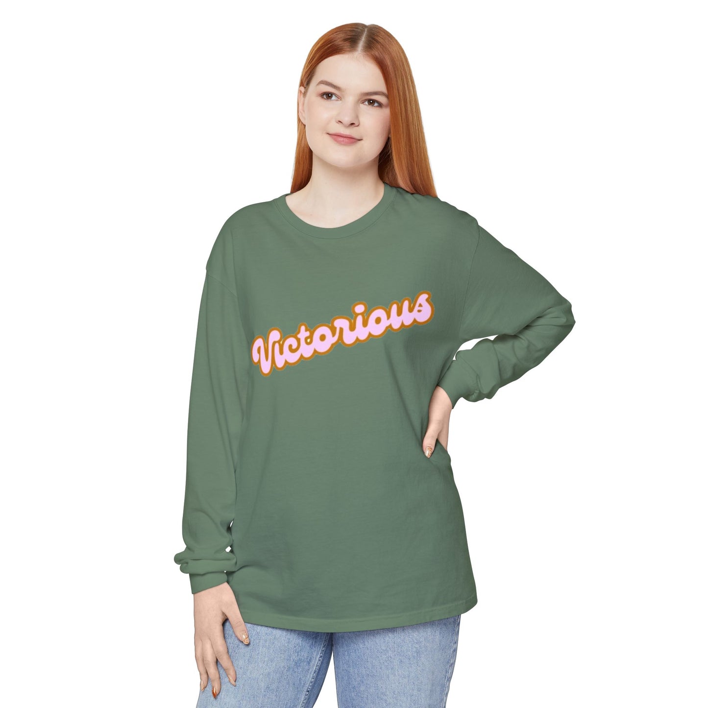 Victorious Long Sleeve Tee — Victory Graphic Long Sleeve Shirt