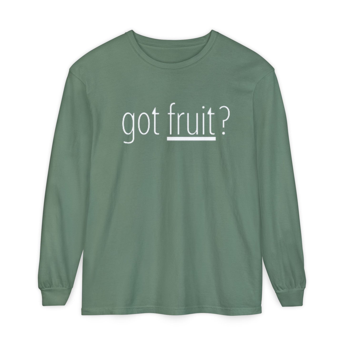 Got Fruit? Long Sleeve Tee — Fruit of the Spirit Christian Shirt