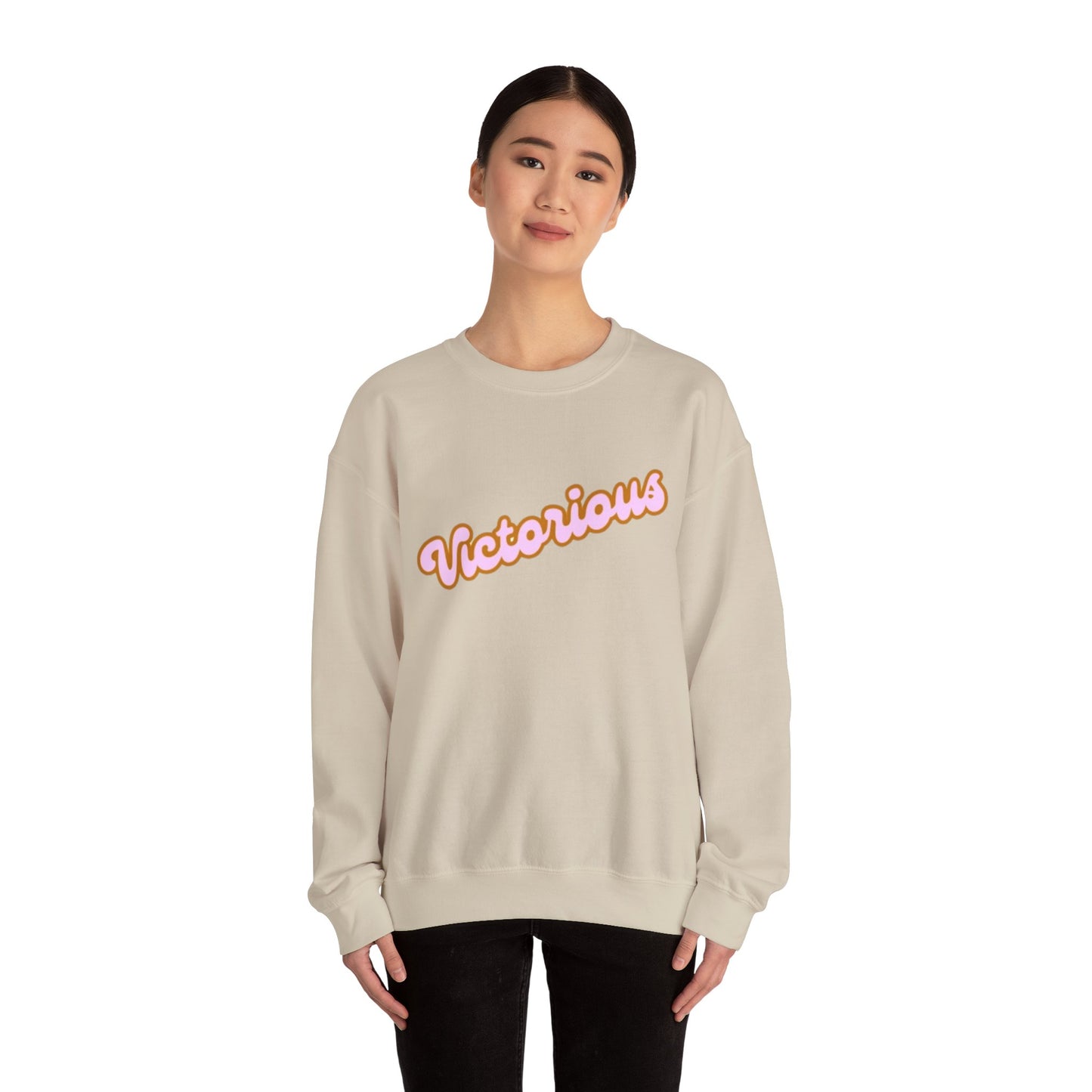 Victorious Crewneck Sweatshirt - Retro Script Pullover