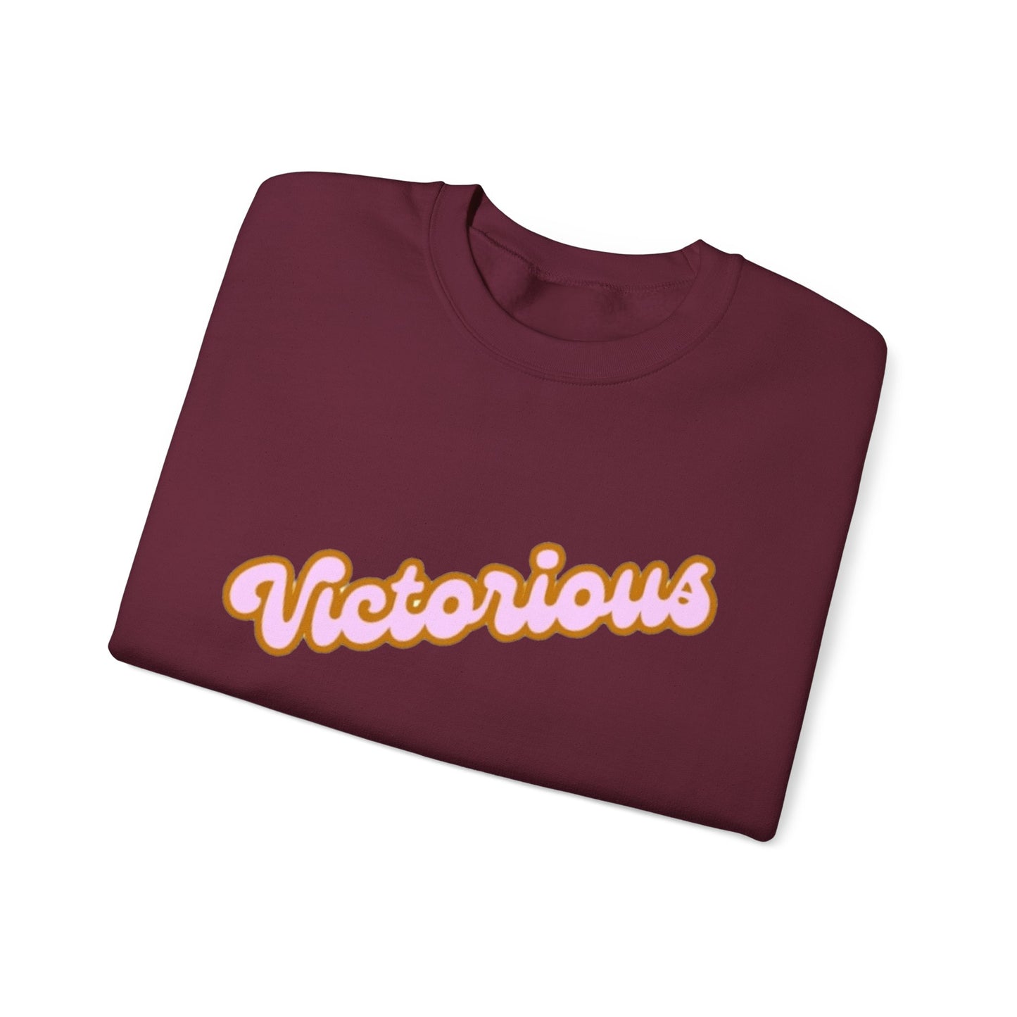 Victorious Crewneck Sweatshirt - Retro Script Pullover