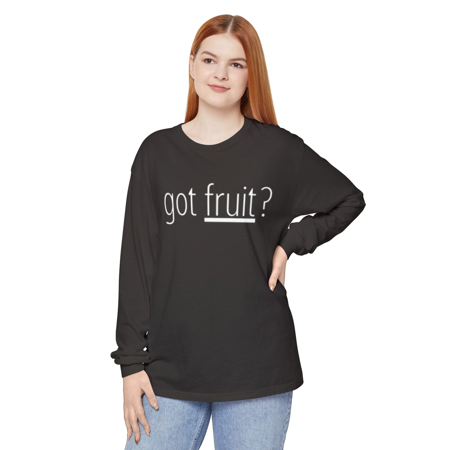 Got Fruit? Long Sleeve Tee — Fruit of the Spirit Christian Shirt