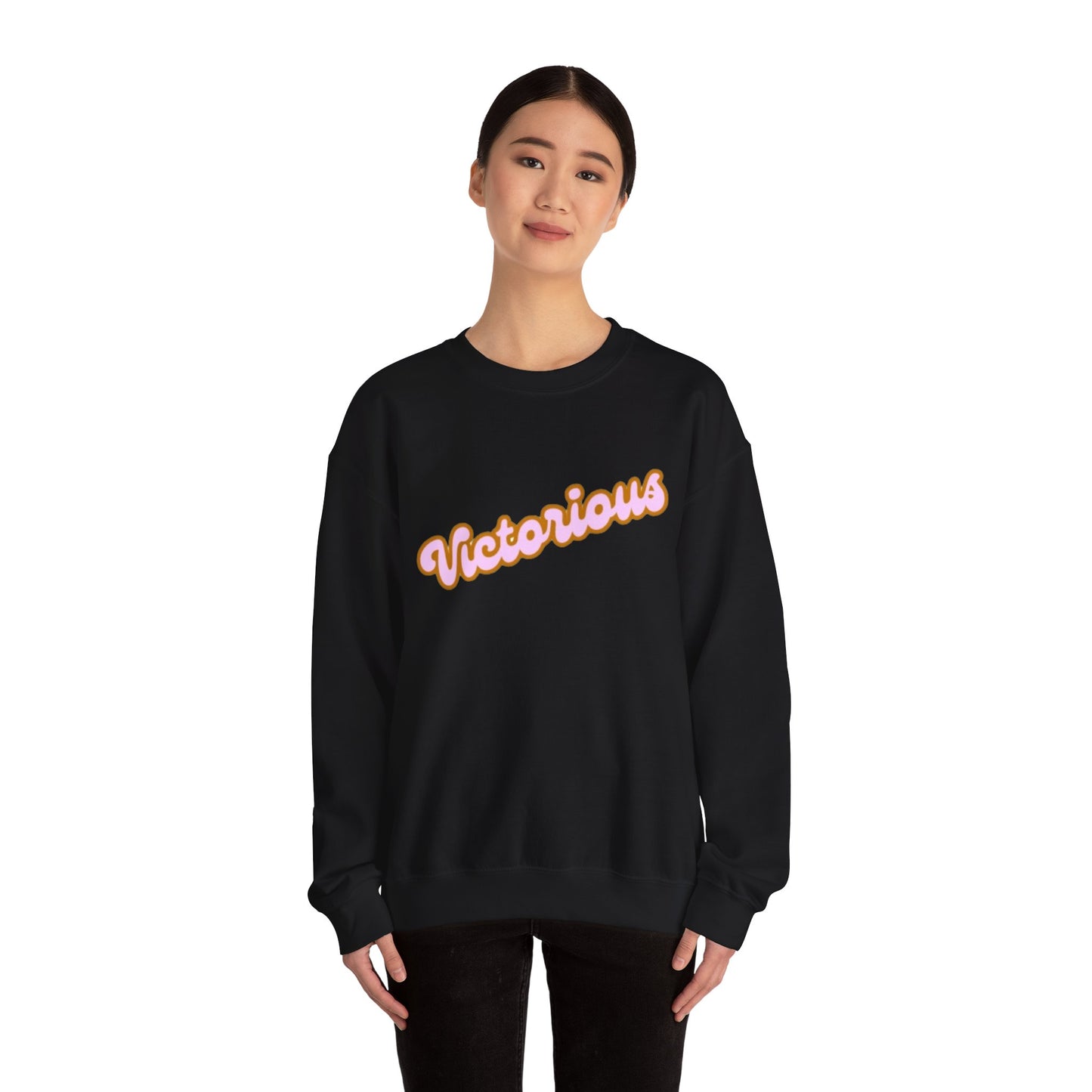 Victorious Crewneck Sweatshirt - Retro Script Pullover