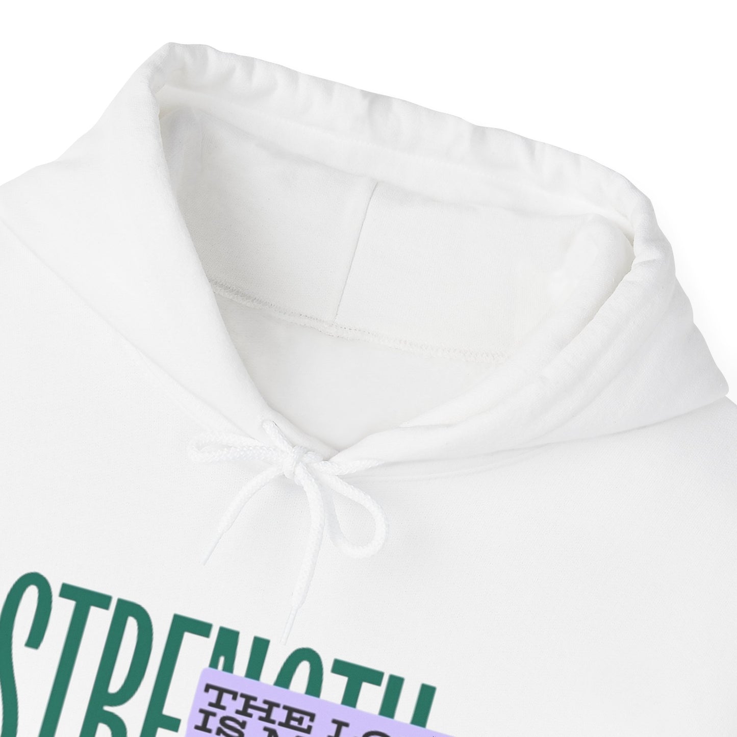 Strength Hoodie — “The Lord Is My Strength” Christian Faith Pullover