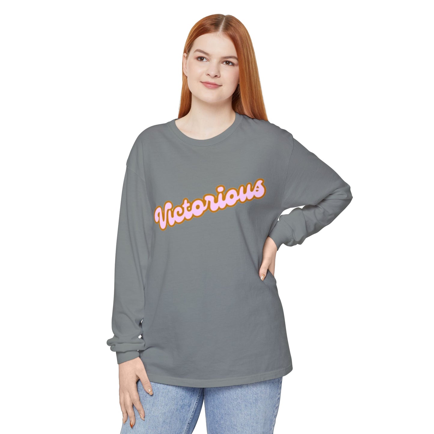 Victorious Long Sleeve Tee — Victory Graphic Long Sleeve Shirt