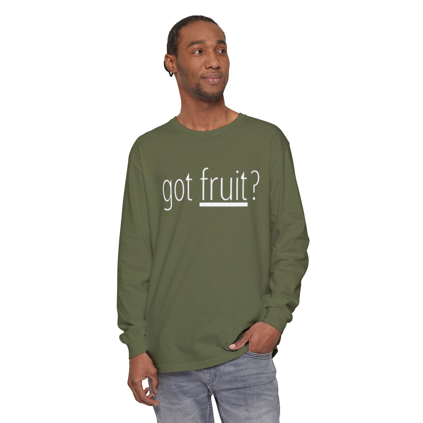 Got Fruit? Long Sleeve Tee — Fruit of the Spirit Christian Shirt