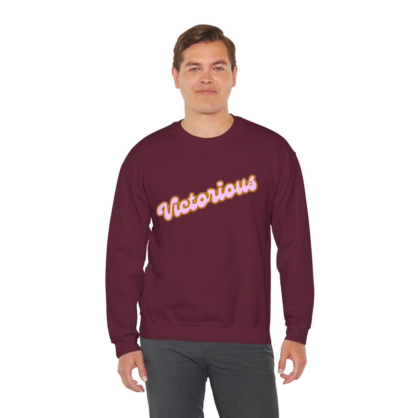 Victorious Crewneck Sweatshirt - Retro Script Pullover