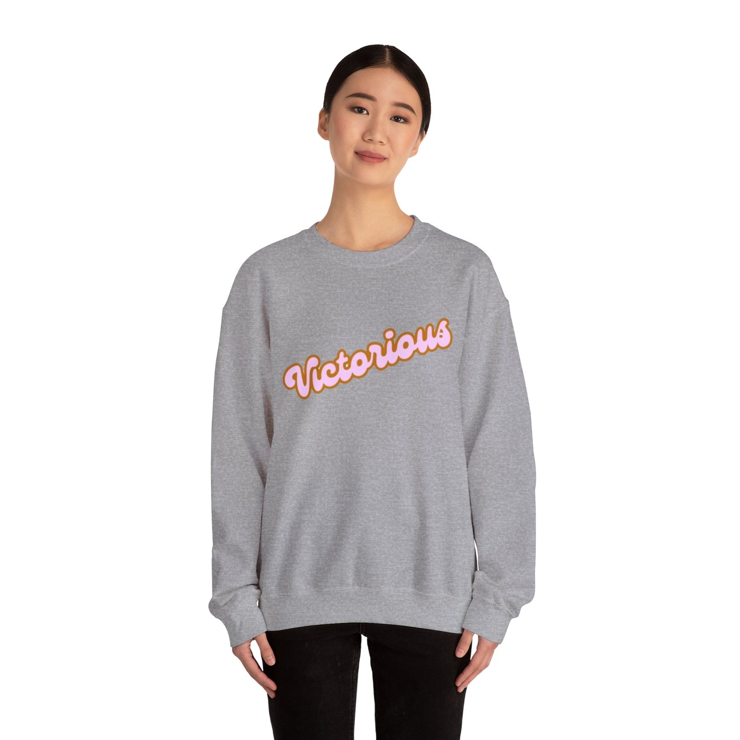 Victorious Crewneck Sweatshirt - Retro Script Pullover