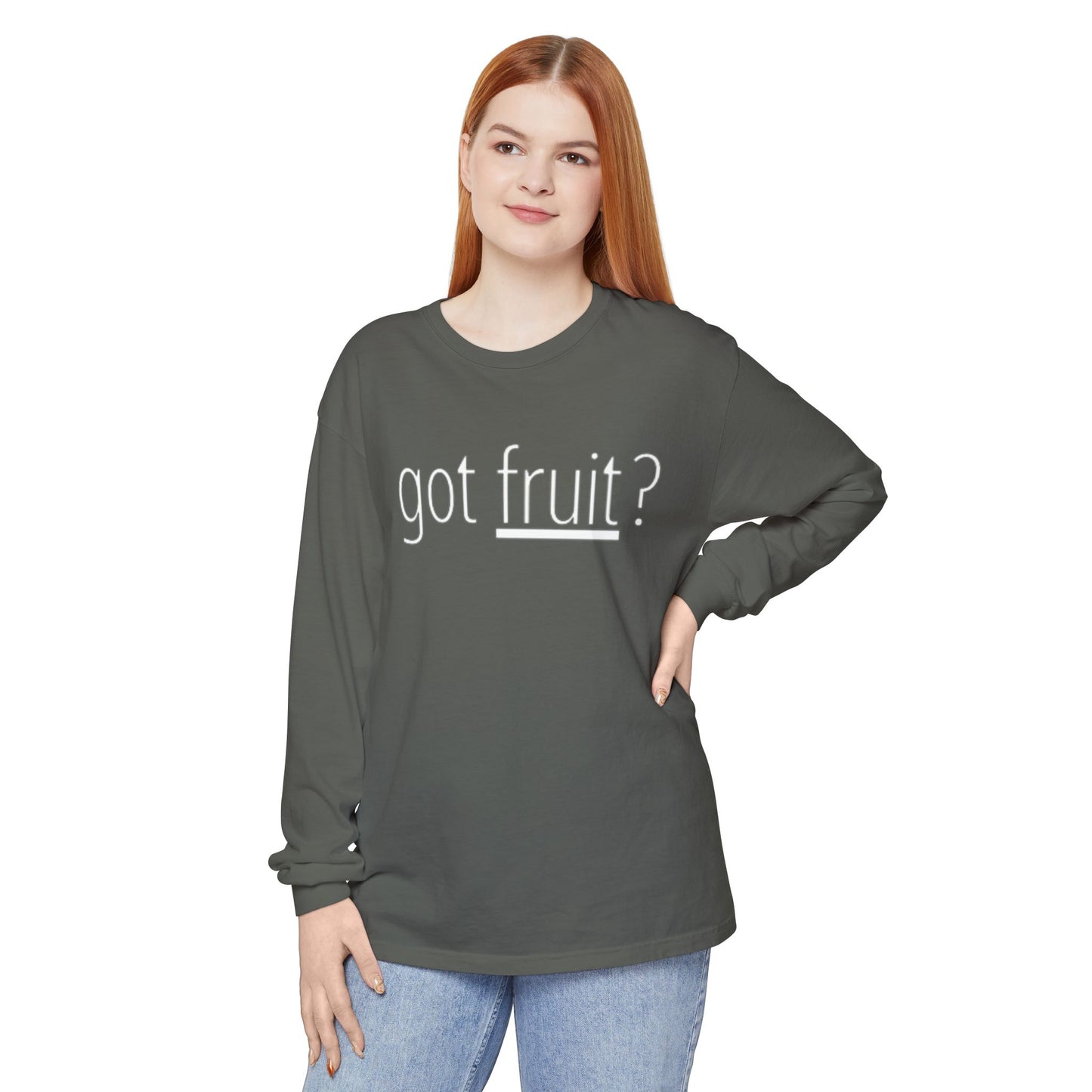 Got Fruit? Long Sleeve Tee — Fruit of the Spirit Christian Shirt