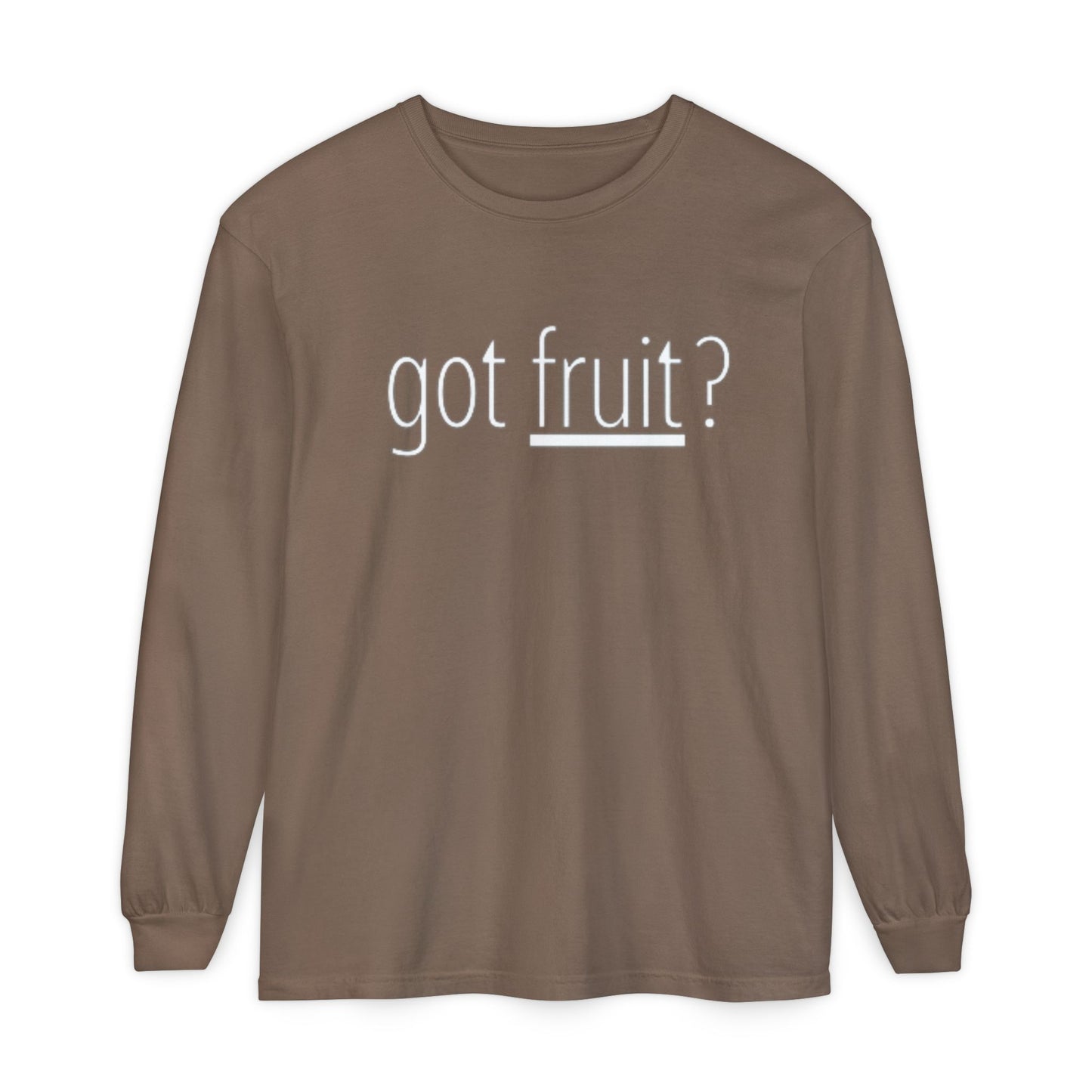 Got Fruit? Long Sleeve Tee — Fruit of the Spirit Christian Shirt