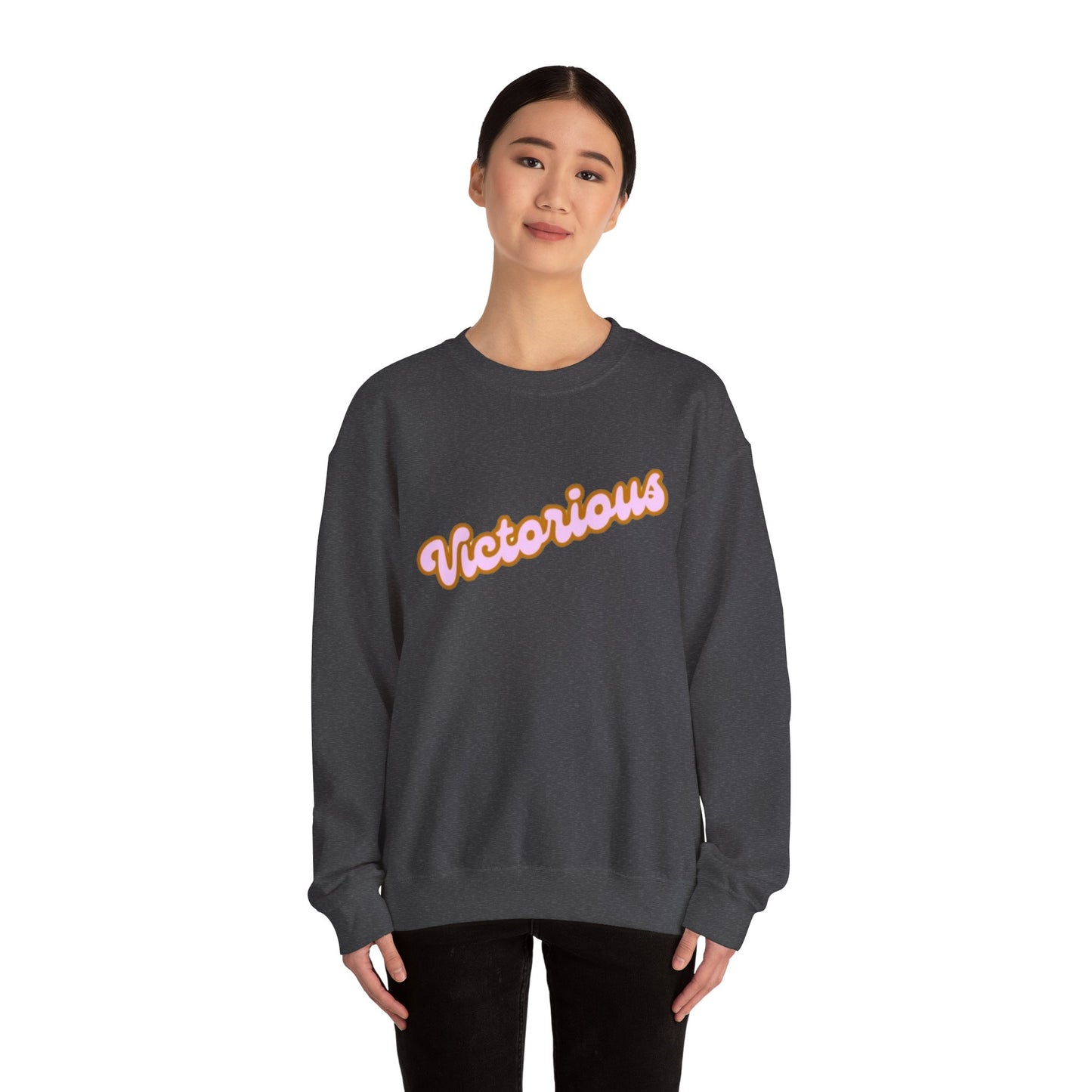 Victorious Crewneck Sweatshirt - Retro Script Pullover
