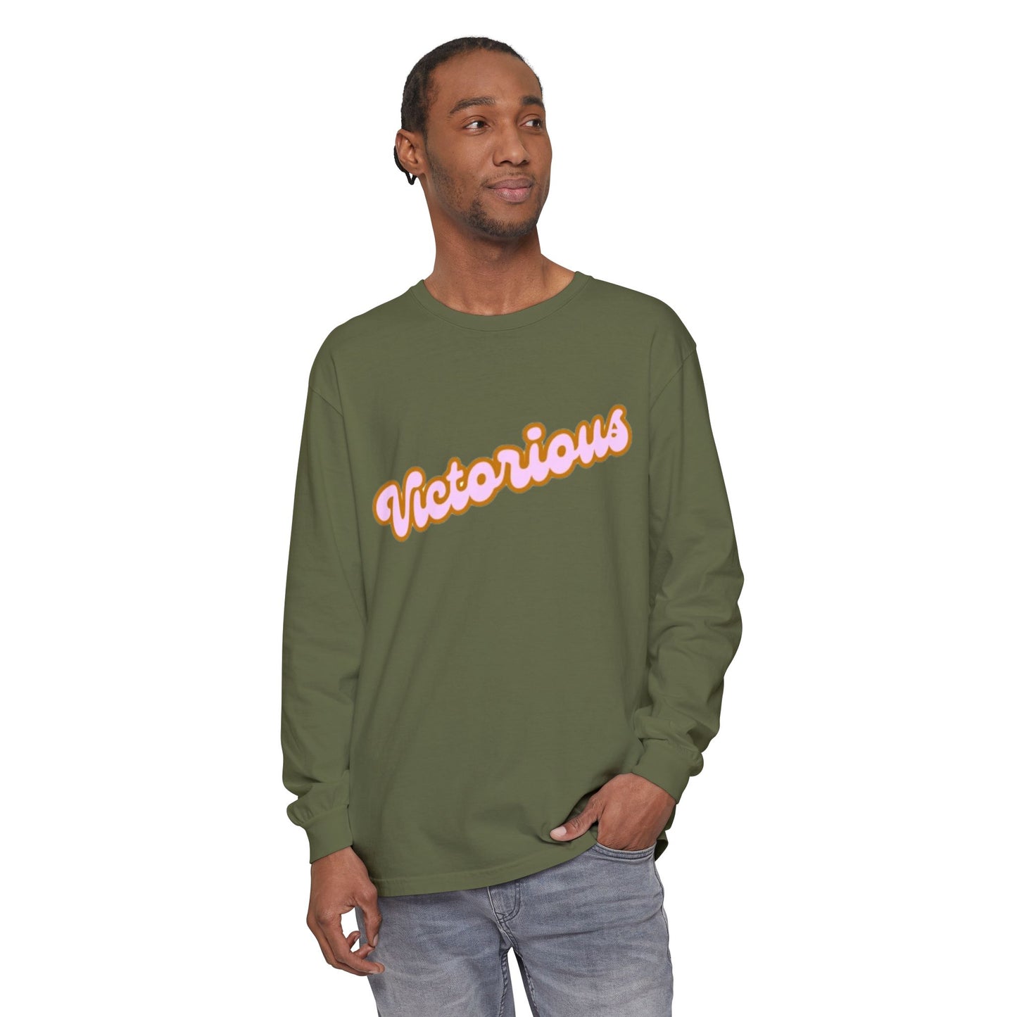 Victorious Long Sleeve Tee — Victory Graphic Long Sleeve Shirt