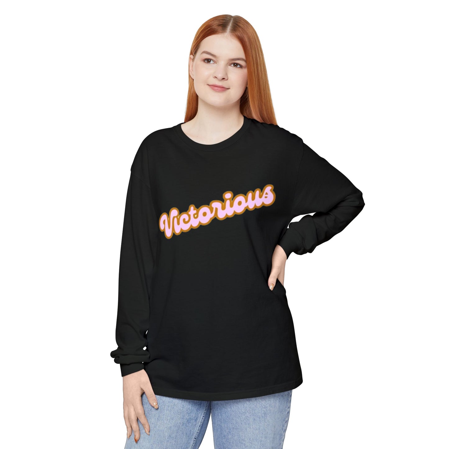Victorious Long Sleeve Tee — Victory Graphic Long Sleeve Shirt