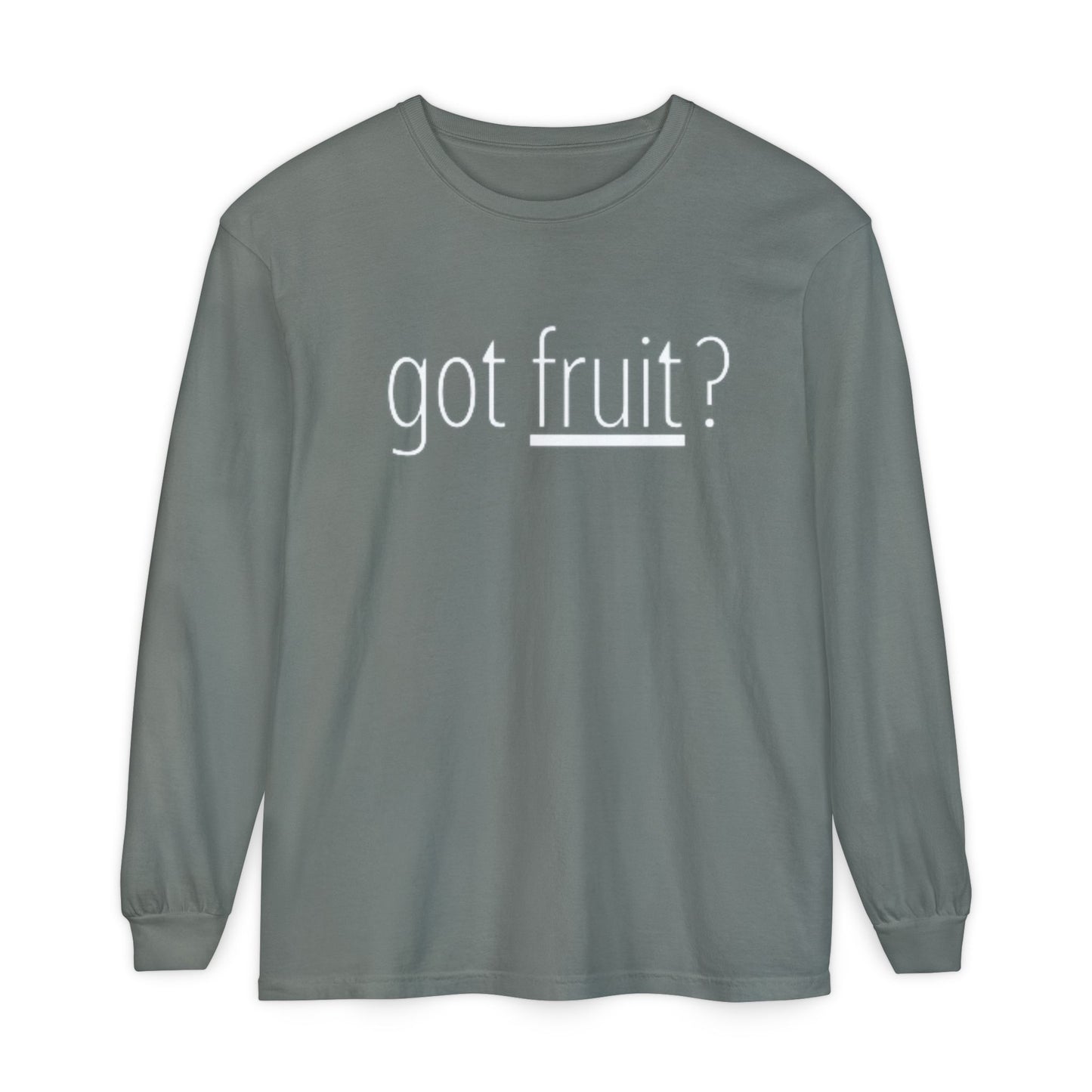 Got Fruit? Long Sleeve Tee — Fruit of the Spirit Christian Shirt
