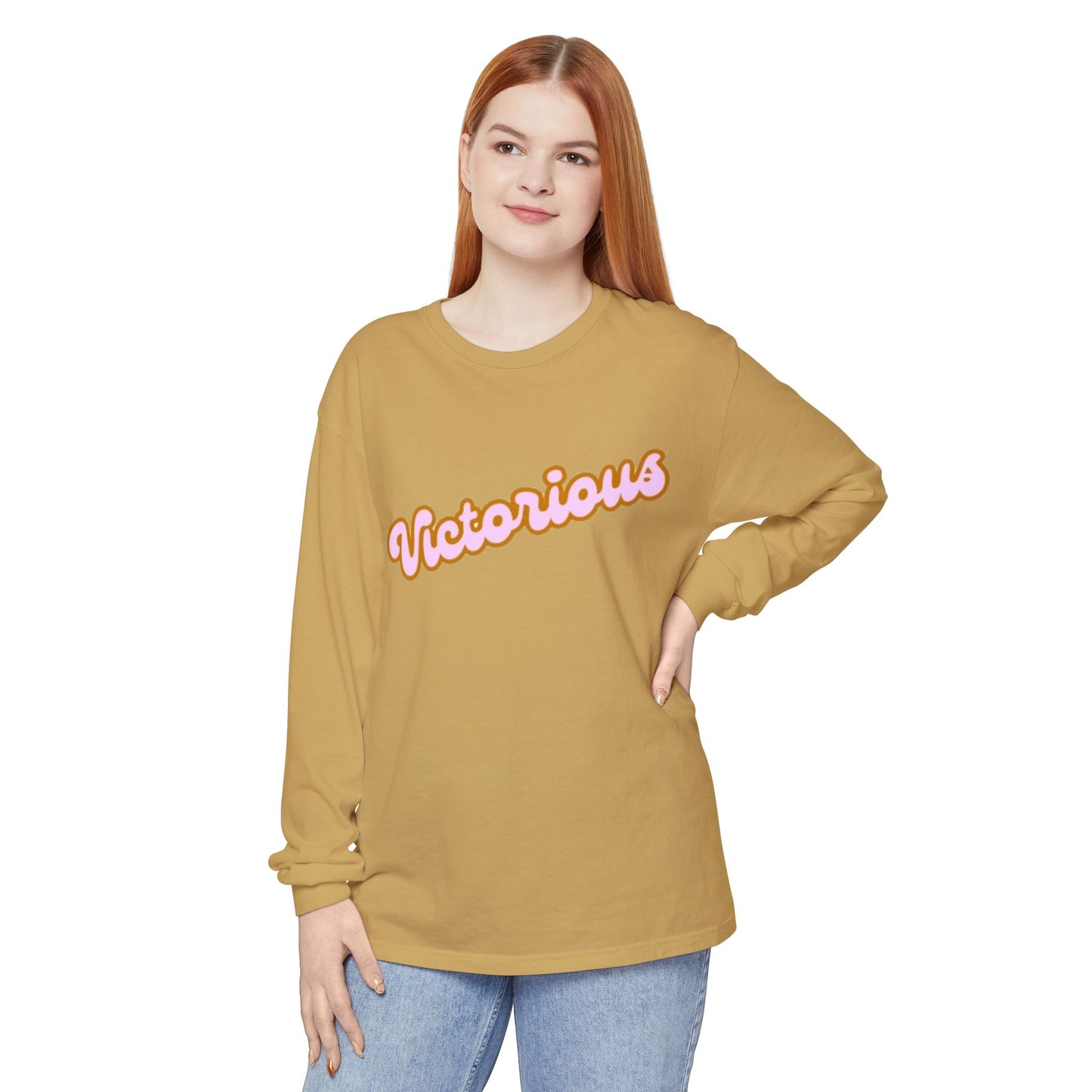 Victorious Long Sleeve Tee — Victory Graphic Long Sleeve Shirt
