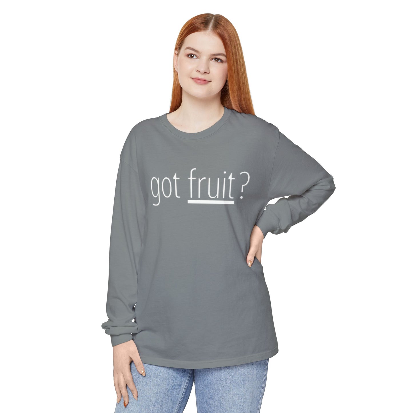 Got Fruit? Long Sleeve Tee — Fruit of the Spirit Christian Shirt
