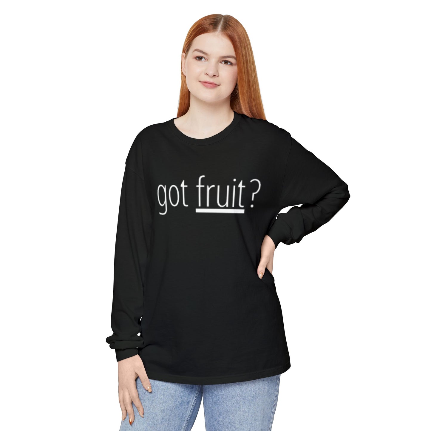 Got Fruit? Long Sleeve Tee — Fruit of the Spirit Christian Shirt