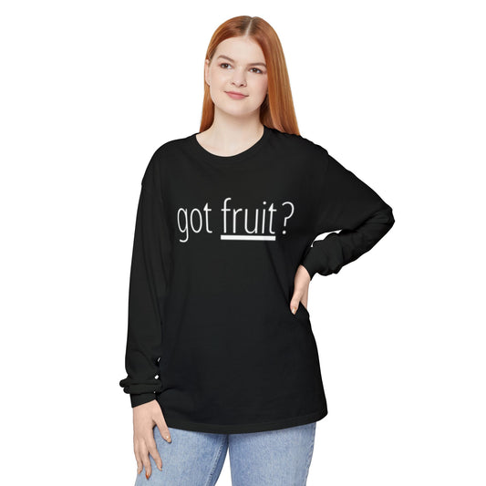 Got Fruit? Long Sleeve Tee — Fruit of the Spirit Christian Shirt