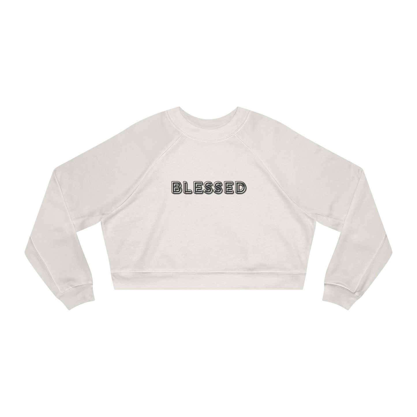 Blessed Cropped Pullover — Women's Cropped Fleece Pullover