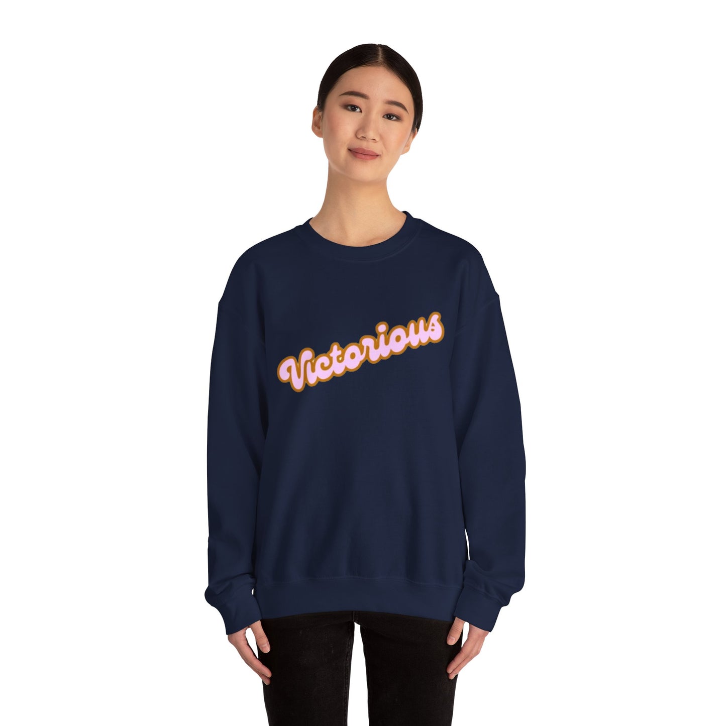 Victorious Crewneck Sweatshirt - Retro Script Pullover