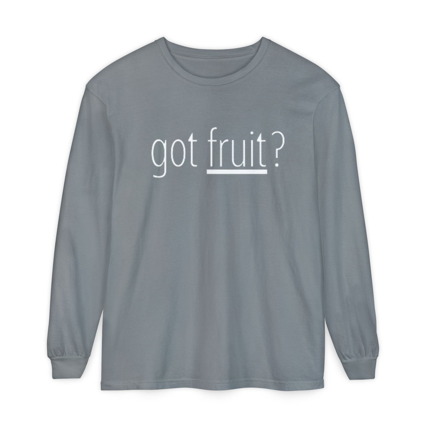 Got Fruit? Long Sleeve Tee — Fruit of the Spirit Christian Shirt