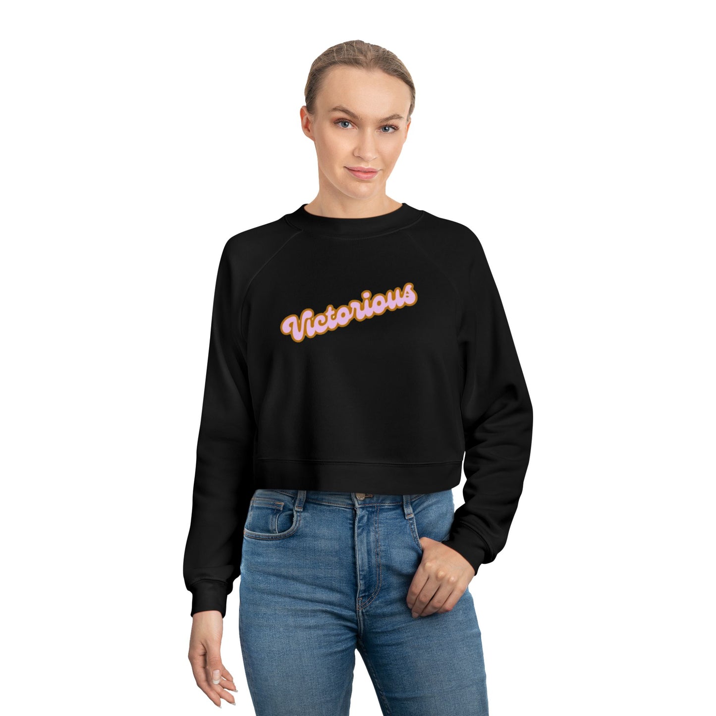 Victorious Cropped Pullover — Women's Cropped Fleece Pullover